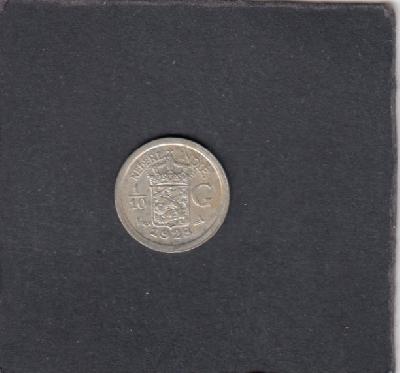 Beschrijving: 1/10 Gulden  